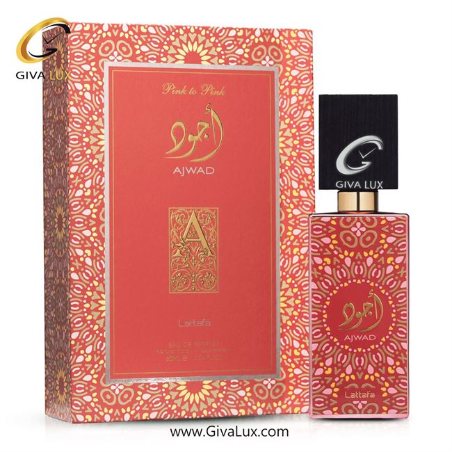  ادو پرفیوم  یونیسکس لطافه اورجینال مدل اجود پینک تو پینک | Ajwad Pink to Pink حجم  60 میل